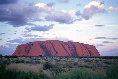 Uluru Sunset light