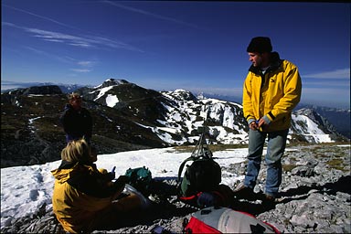 Zweiter Tag Rast vor dem Gipfelsturm