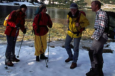 See am Hochschwab. That's us. Lisi, Peter, Agnieszka and Christian. Well I am not on there but someone had to take the picture