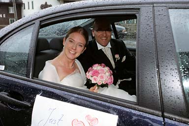 Angelika Norbert in car