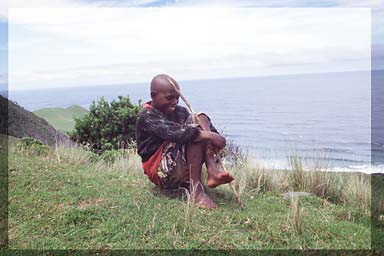 boy with stick